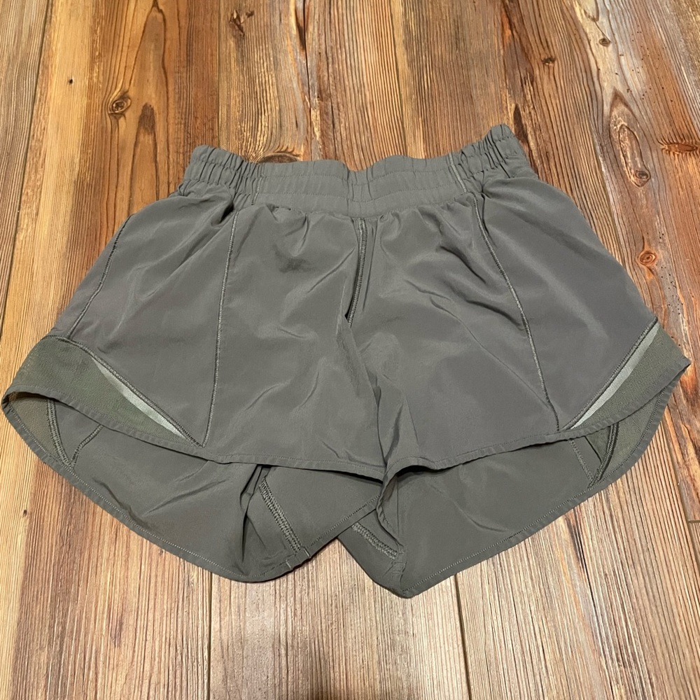 Olive Green Hotty Hot Lululemon Shorts